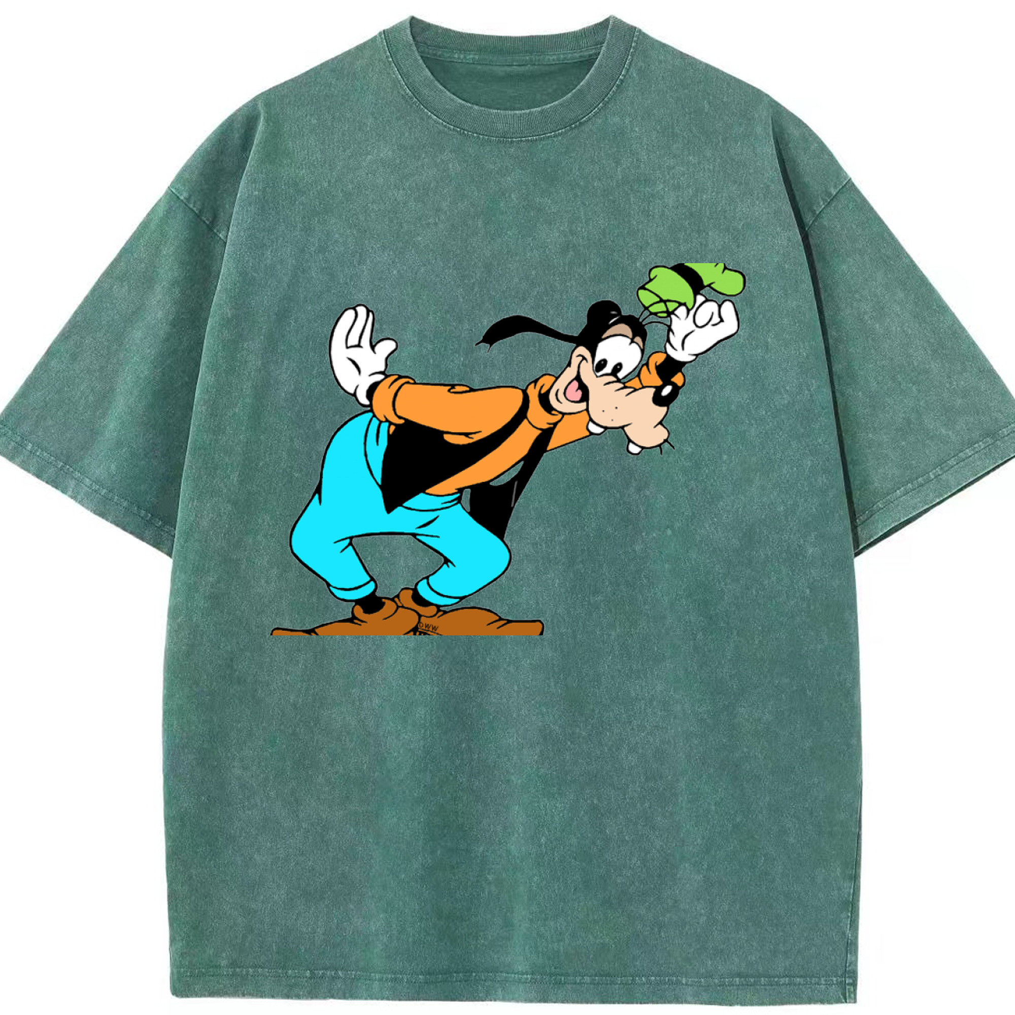 （画像用） ミッキーマウス Mickey Mouse 綿100% ヴィンテージ風 半袖Tシャツ（フロントプリント）